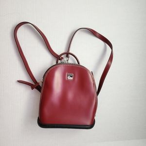 DOONEY & BOURKE marron and black leather backpack